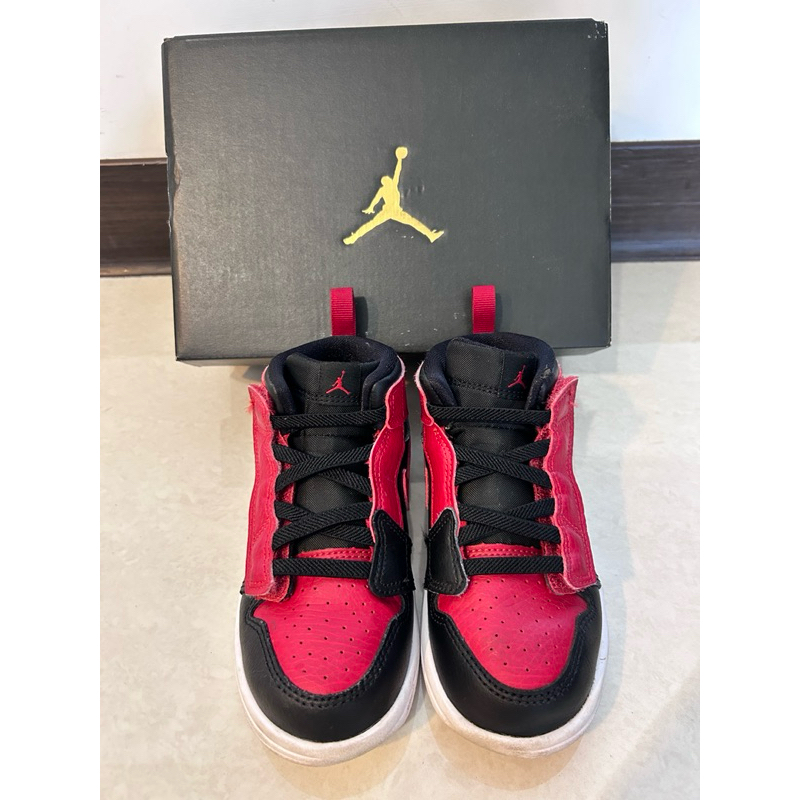 NIKE 耐吉 童鞋 Jordan Access TD 小童 黑 紅 休閒鞋 學步鞋