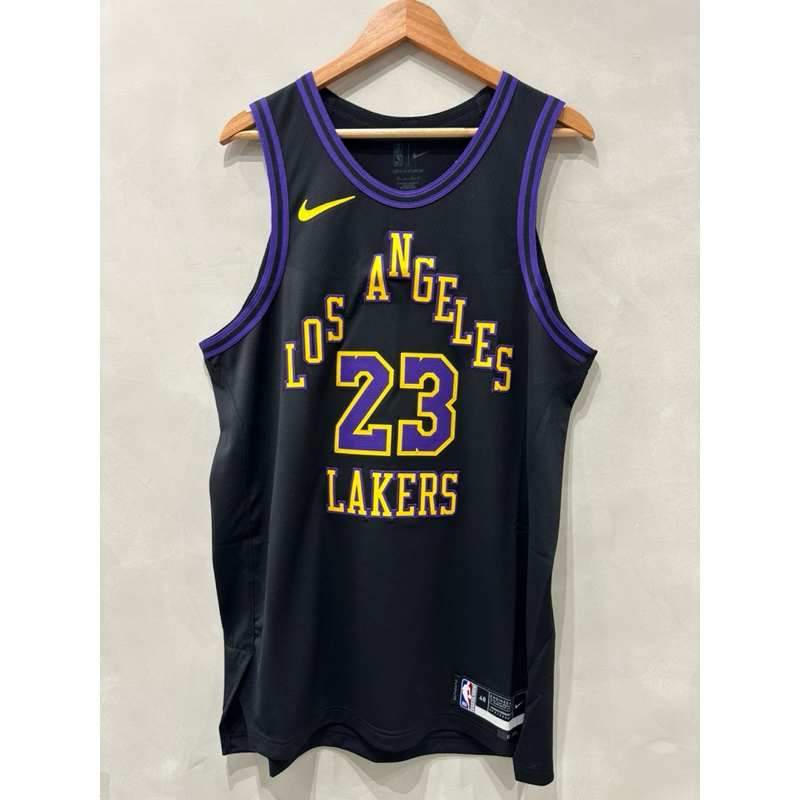 #23 Lebron James Lakers 湖人 城市 黑 Nike 23-24 City 球員版 AU 球衣