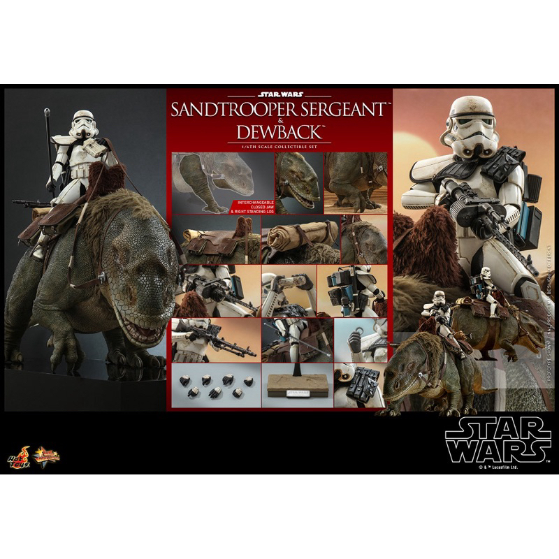 全新未拆 Hot toys mms722 mms721 星際大戰 沙漠風暴兵 濕背獸 非 tms046 tms045