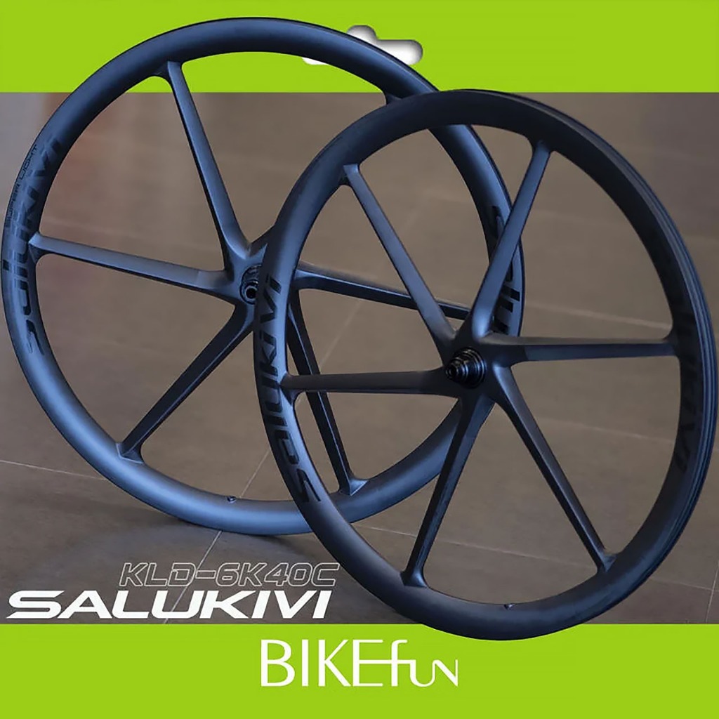 SALUKIVI 獵犬六刀輪 KLD 6K40C 碳纖 碟煞 刀輪 輪組 公路車 六刀 &gt; BIKEFun拜訪單車