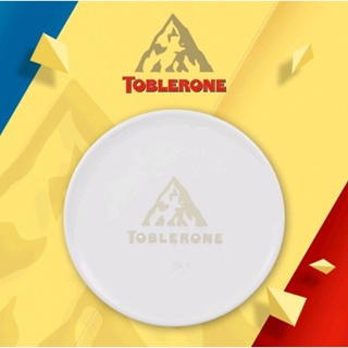 全新現貨/ TOBLERONE Toblerone 刻紋瓷盤 瑞士三角巧克力 陶瓷盤 印花盤 盤子 餐盤