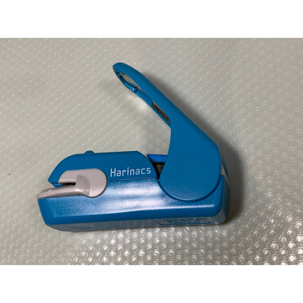 日本精品 KOKUYO Harinacs 環保無針釘書機(SLN-MPH105)無痕美壓版 藍色