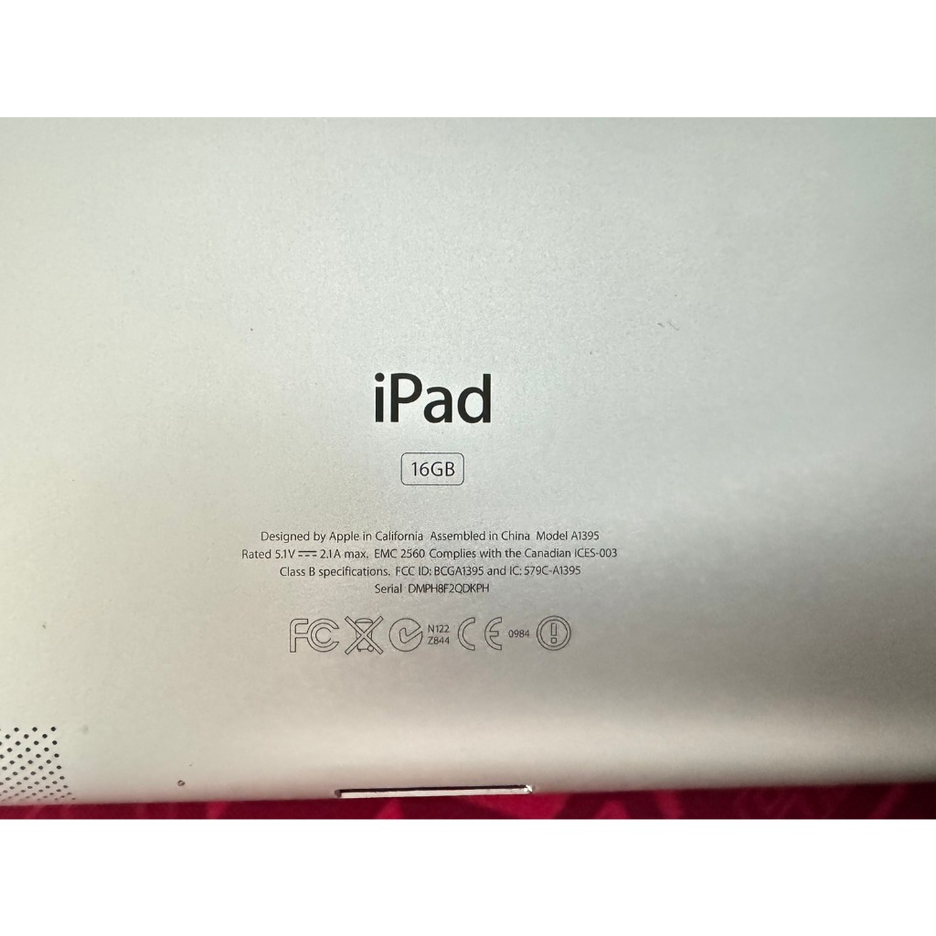 【二手】IPad 2 A1395 16G 良品