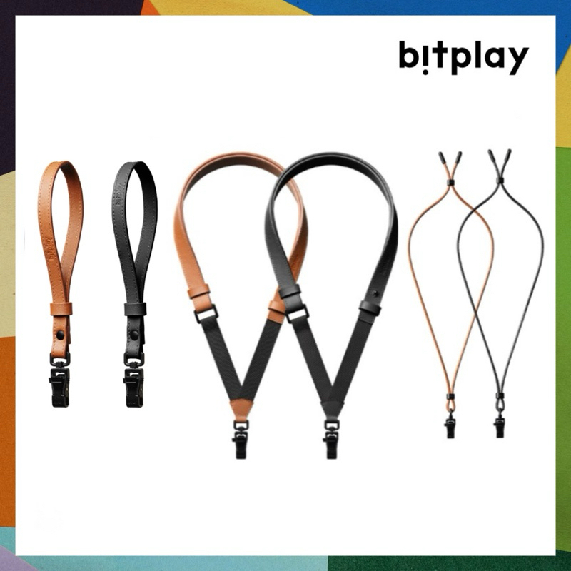 bitplay 皮革系列 多工機能 手腕繩 細緻掛繩 斜背帶 頸掛繩 手機吊飾 附通用墊片 掛片 夾片 連接片