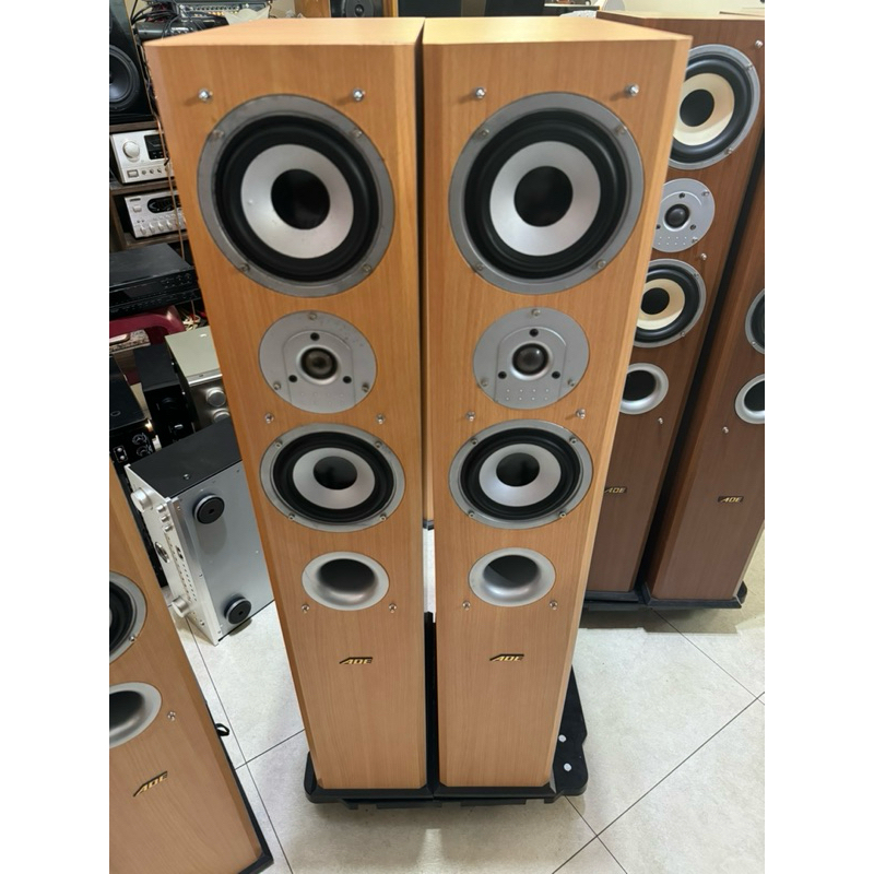 ❗️庫存新品.二手價賣❗️加拿大設計ADE落地喇叭一對 低音8吋 一對售$6000