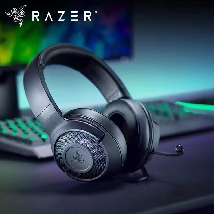 雷蛇(Razer)北海巨妖標准版X頭戴式耳機7.1環繞電競遊戲USB耳麥