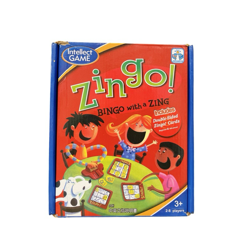 配件完整 二手桌遊 眼明手快 英文賓果遊戲 BINGO ZINGO 團康團體遊戲 益智遊戲玩具 桌遊玩具