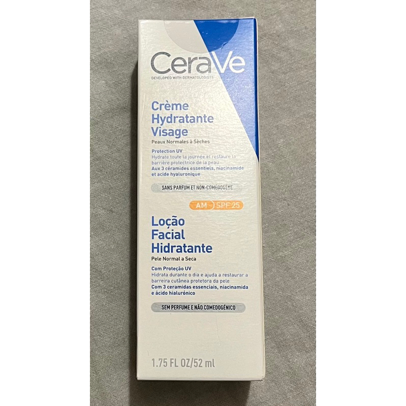 《最新公司貨》CeraVe 適樂膚 日間溫和保濕乳（SPF25 防曬）