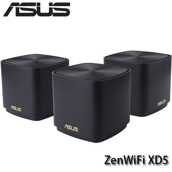 【MR3C】含稅 ASUS 華碩 (3入)  ZenWiFi XD5 黑色 AX3000 WiFi6 雙頻網狀無線路由器