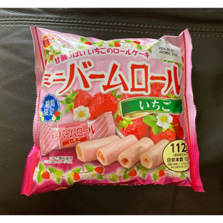 娃娃機零食 BOURBON 北日本蛋糕捲 草莓 2024.05