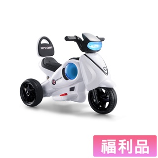 親親CCTOY 福利品-外星人 電動摩托車 RT-9805 白色/紅色 （出清全新品無外箱）市價$2600