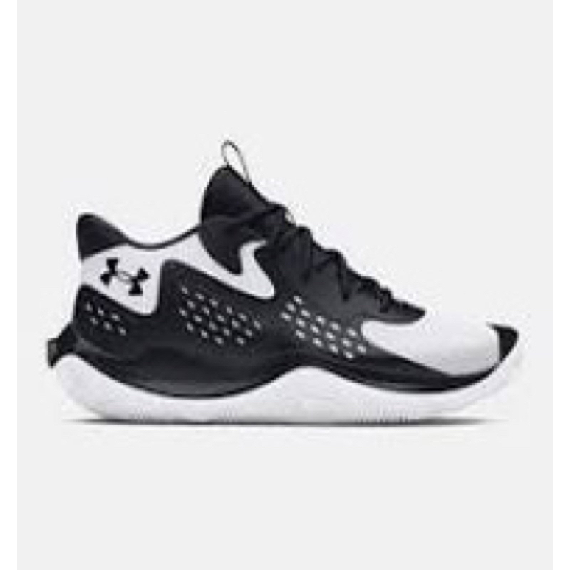 Under Armour UA 籃球鞋男鞋緩震 JET 23 黑白3026634-006