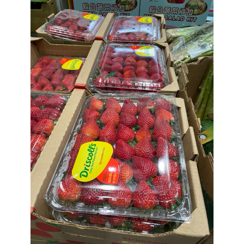 第二賣埸空運美國草莓907公克（低溫宅配）#39377