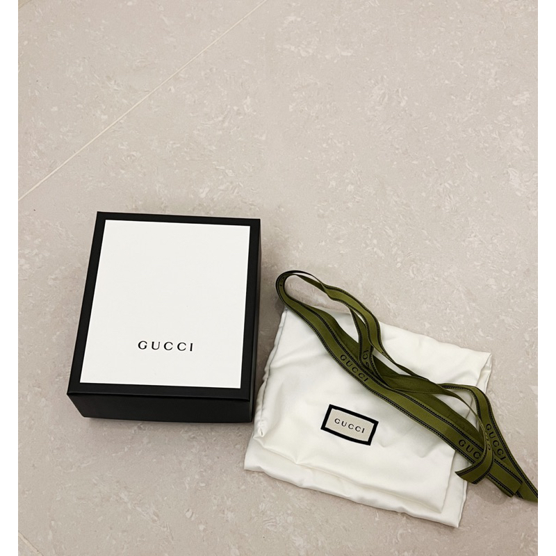 Gucci 紙盒 防塵袋 緞帶