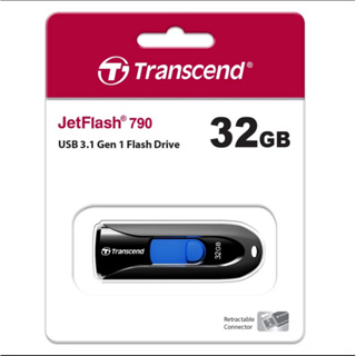 創見 Transcend 🌸32GB JetFlash 790 隨身碟(JF790)-黑