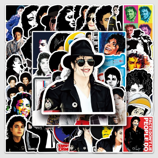 現貨【𝓙•𝓗 歐美館】Michael Jackson 麥可傑克森 50張套裝貼紙