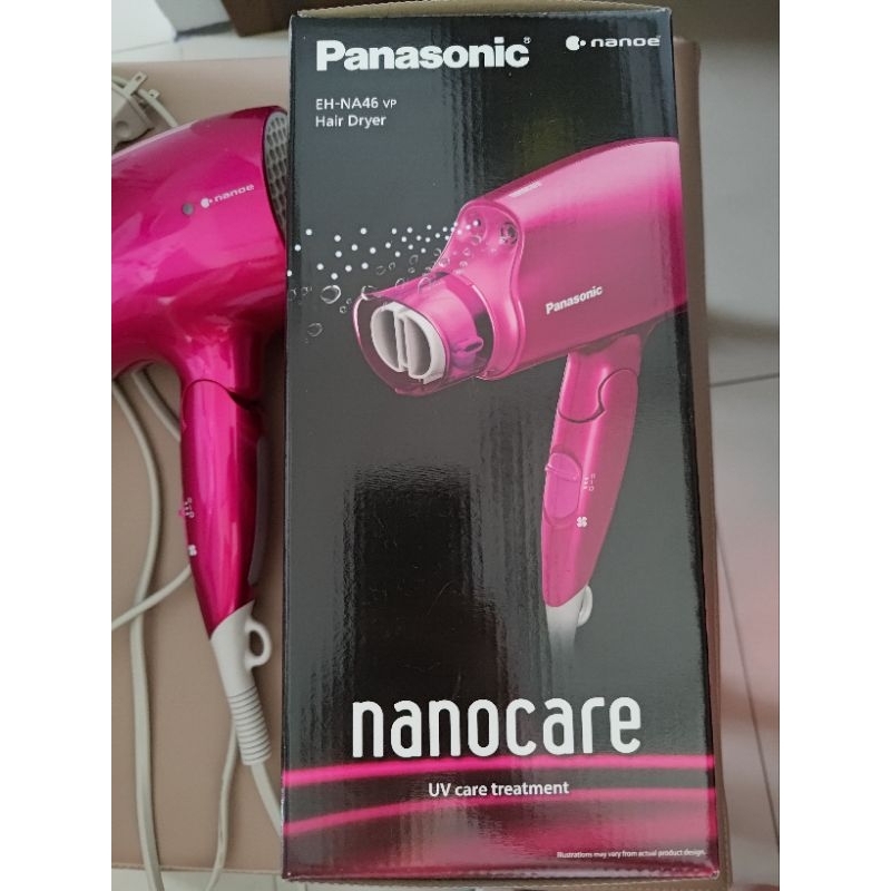 Panasonic 國際牌 奈米水離子吹風機(EH-NA46-VP) 九成新 原包材及內容物完整