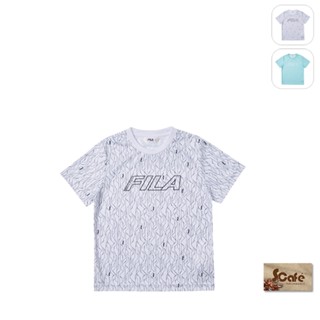【FILA】KIDS 孩童款 吸濕排汗 短袖 運動上衣-白色 1TEX-4313-WT