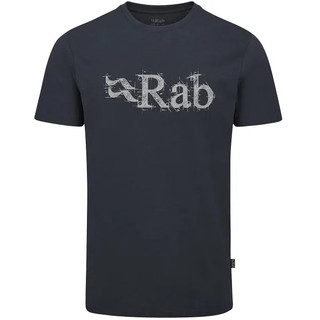Rab Men's Stance Tech Sketch Tee 男 有機棉短T QCC-02-DIK 深墨色｜碧綠商行