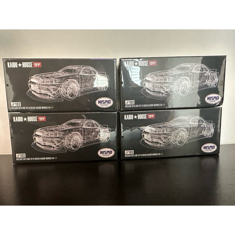 （完售）Kaido House 103 Nissan Skyline GT-R (R34) Kaido Works V4