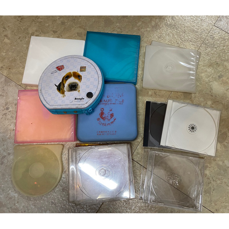 二手CD,DVD拉鍊收納包,CD殼,CD盒