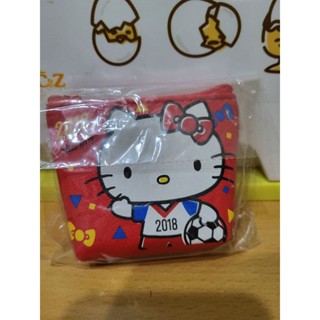 娃娃機 戰利品 三麗鷗凱蒂貓 拉鍊包 迷你零錢包 2018世足款 另有 kitty 娃娃 拍立得相本 拍立得底片 公仔