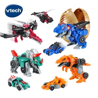 Vtech 3合1聲光DIY變形恐龍車 霸王龍｜ 迅猛龍｜ 三角龍｜翼龍 組裝恐龍 恐龍玩具