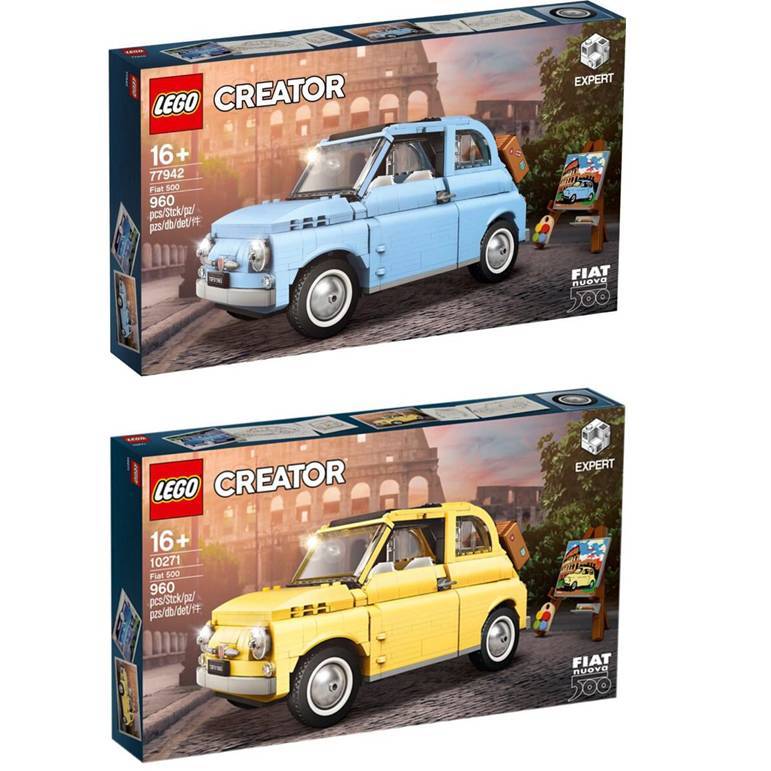 【樂GO】絕版樂高 LEGO 10271 + 77942 飛雅特 500 Fiat 500 2盒合購價 樂高正版全新