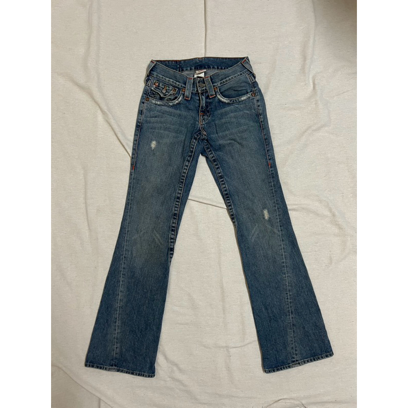 1. True Religion Joey 美製 小喇吧 低腰牛仔褲 W29