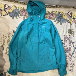 The north face 湖水綠外套山系風衣vintage北臉