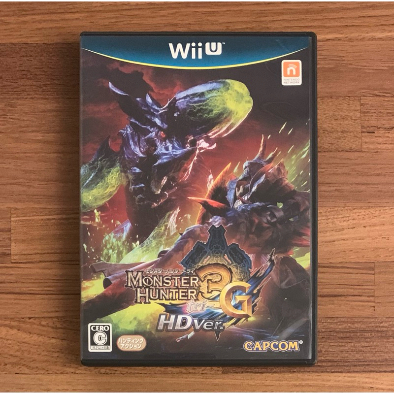WiiU Wii U 魔物獵人3G HD高解析版本 怪物獵人 MH 正版遊戲片 原版光碟 純日版 二手片 任天堂