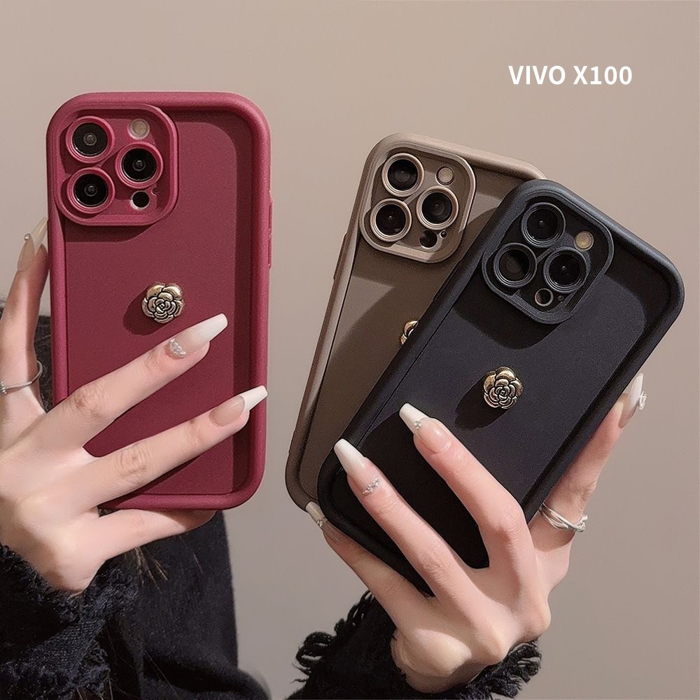 VIVO復古防摔手機殼 適用X100 pro X90 pro X80 pro X70pro X60pro X50pro