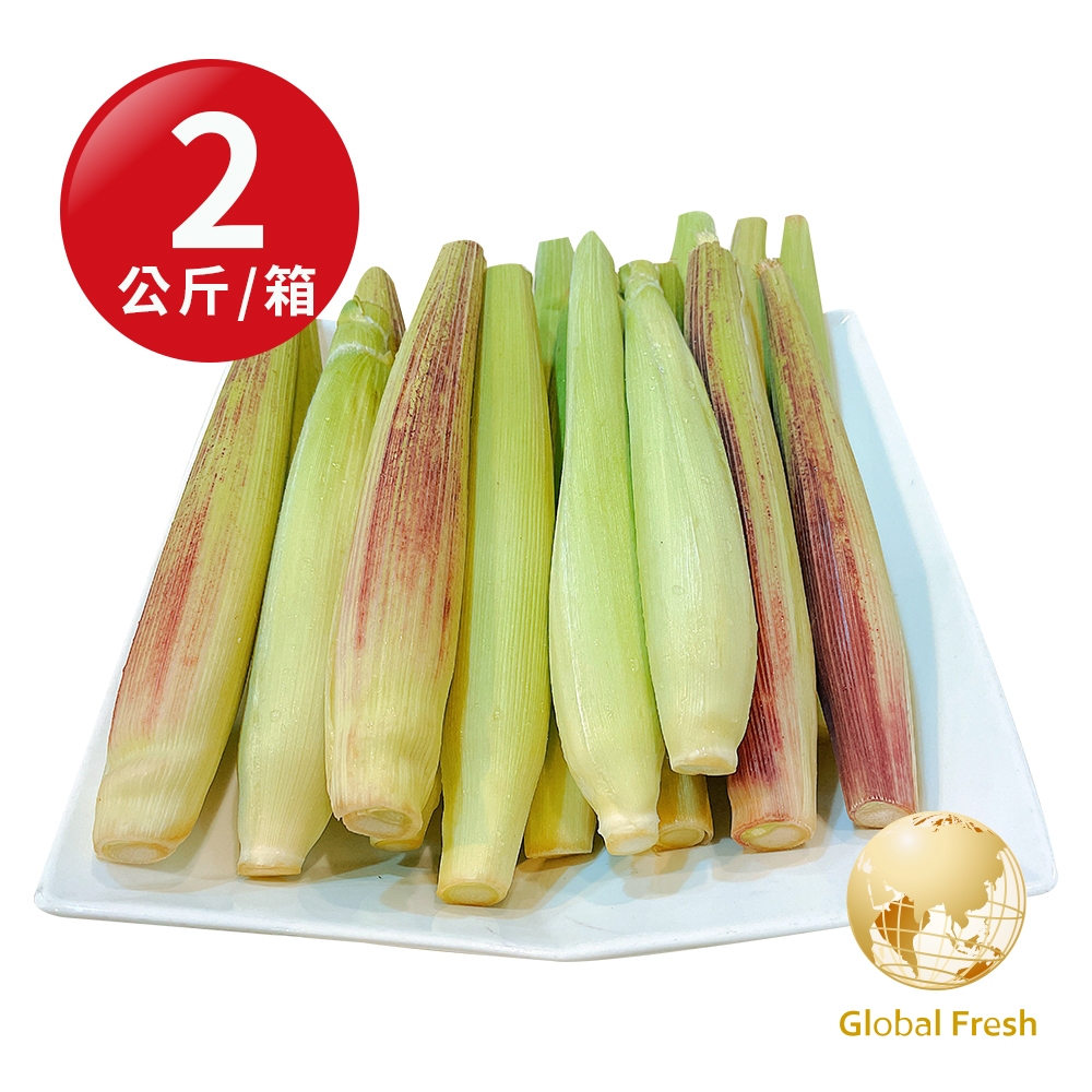 【盛花園蔬果】台南佳里帶殼玉米筍2kg x1箱(非基因改造)