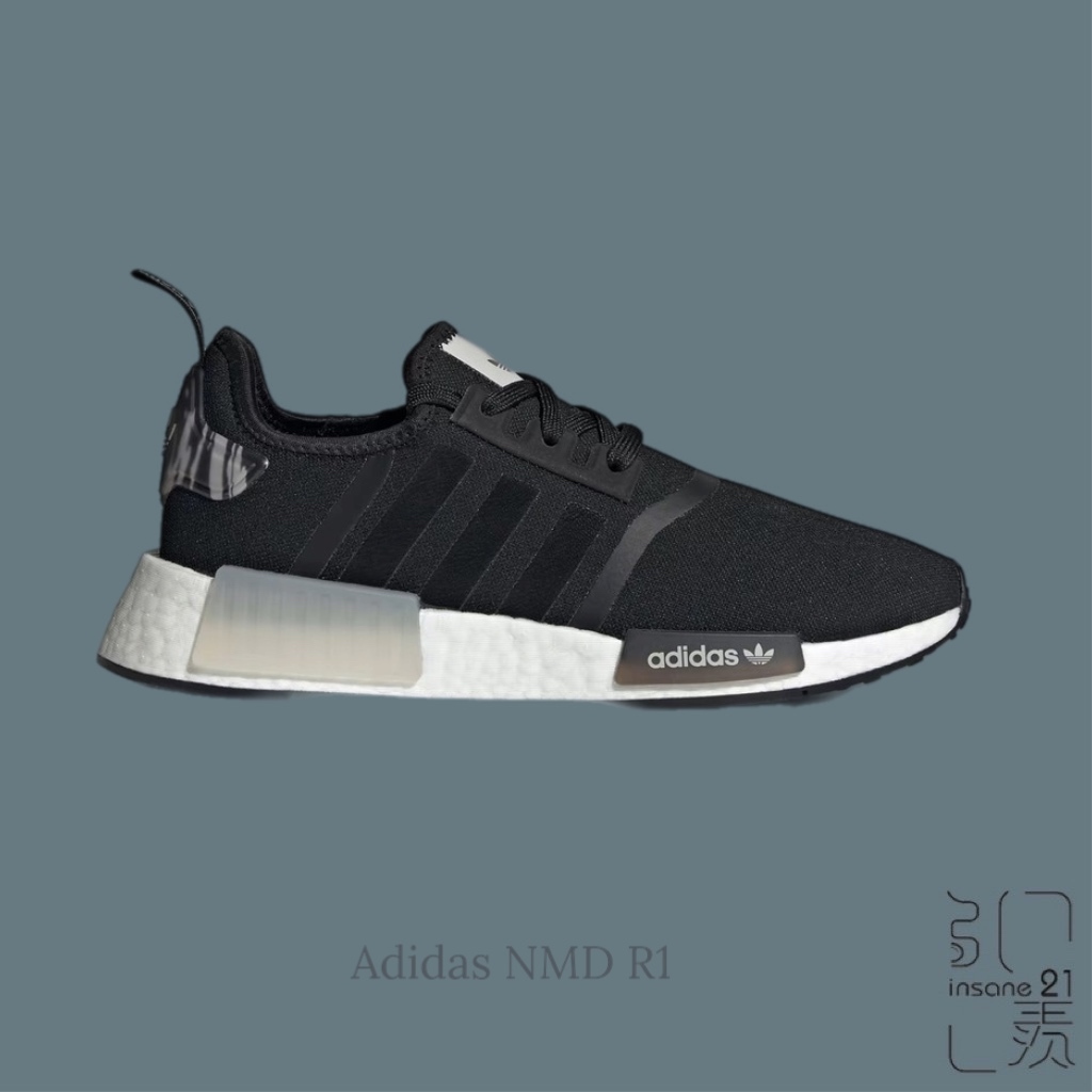 ADIDAS NMD_R1 W 女 休閒鞋 黑灰 三葉草 IE9611 【Insane-21】