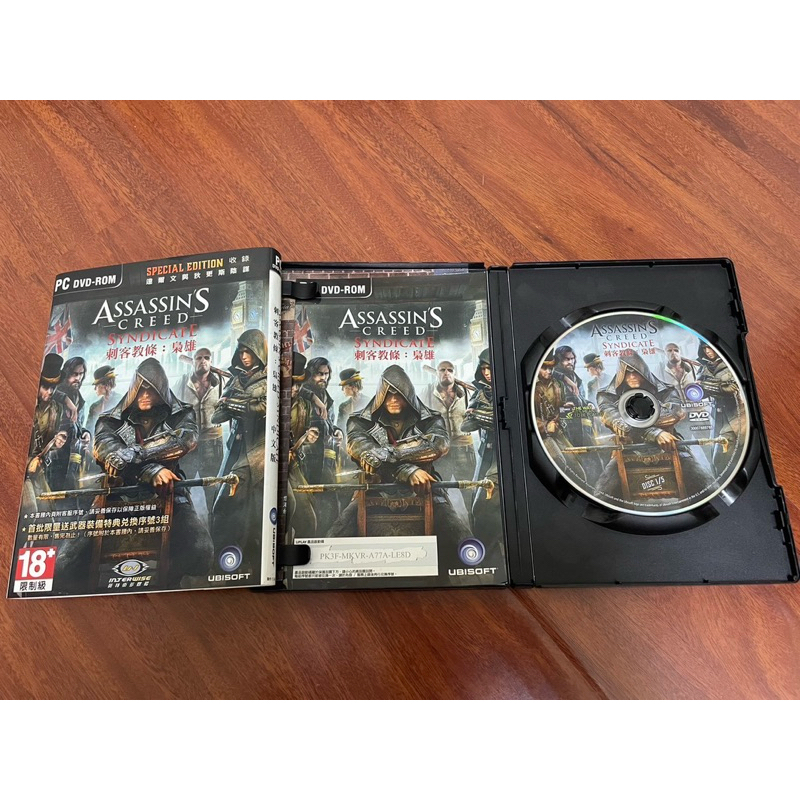 二手💕刺客教條 梟雄 Assassin's Creed Syndicate 中文版 PC光碟版