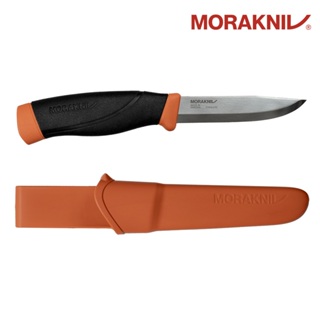 MoraKniv 多功能不鏽鋼厚刃直刀Companion HeavyDuty (S)｜13260 燒橙(戶外刀 不銹鋼)