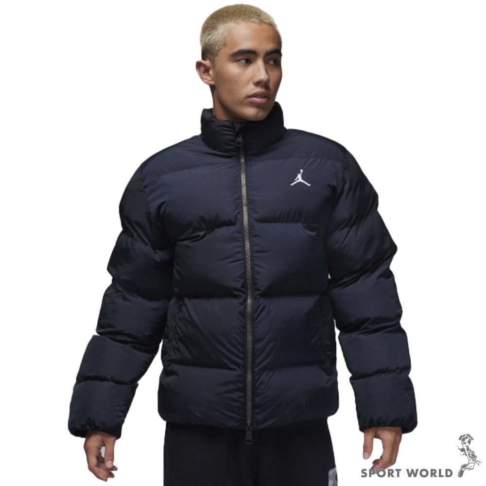 Nike 外套 男裝 立領 保暖 拉鍊口袋 黑【運動世界】FB7332-010