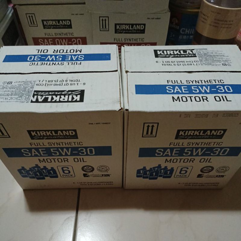 Costco 好市多 Kirkland 科克蘭 5W-30 全合成機油 5w30 946ml 6瓶