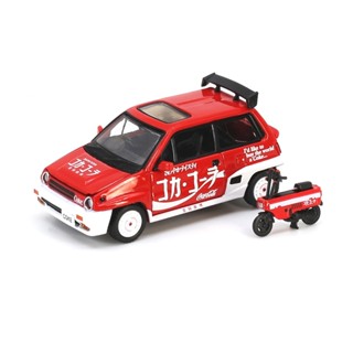 【Tiny City】Die-Cast HONDA CITY TURBO II 可口可樂 合金 汽車模型 模型車 toy
