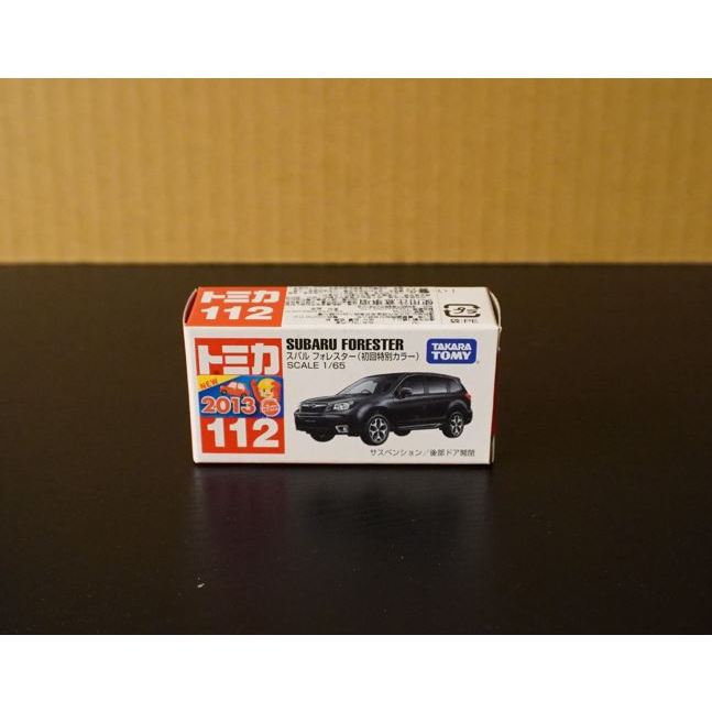 全新 Tomica 112 SUBARU FORESTER 初回 新車貼 多美 TAKARA TOMY 模型車 合金車