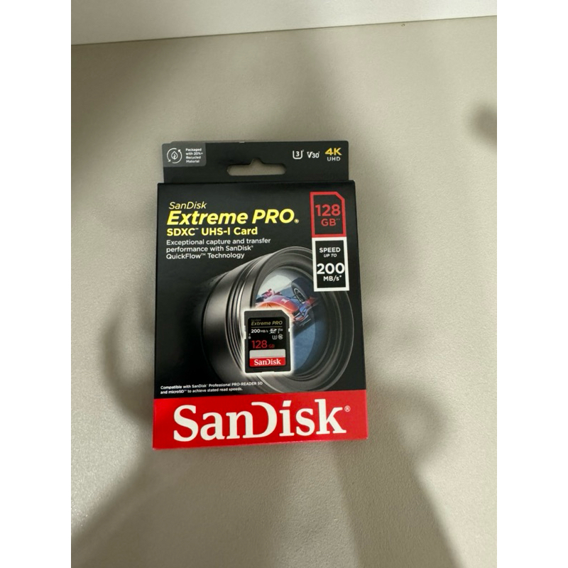 【SanDisk】 EXTREME PRO SDXC C10/U3/V30/ 128G 記憶卡 公司貨