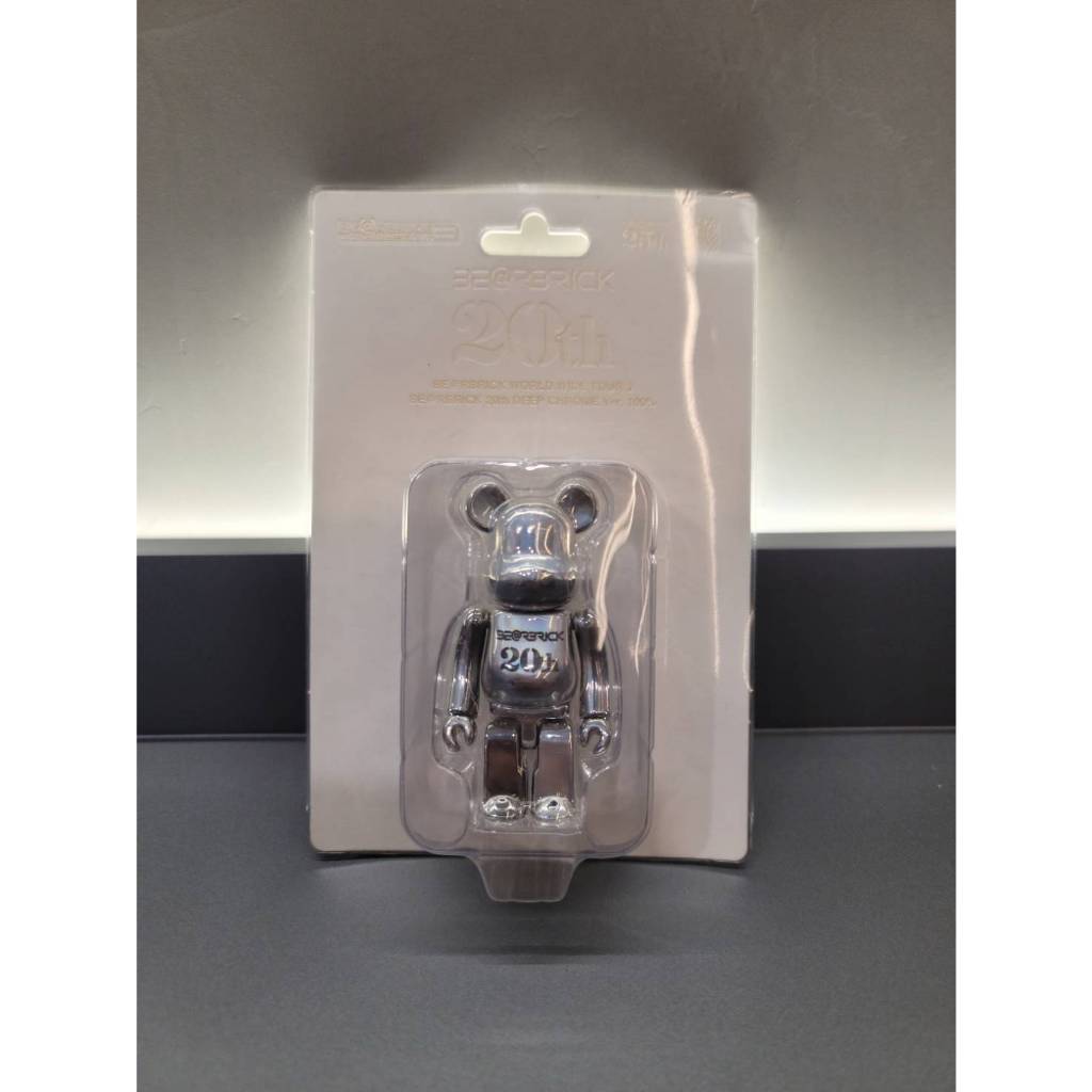 BE@RBRICK 20th Anniversary DEEP CHROME Ver. 100％ 展場限定