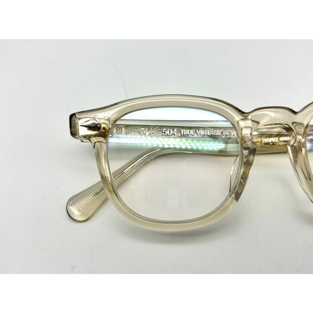 ✅💎日本製造 💎[檸檬眼鏡] TVR 504 CLASSIC JD  CHAMPAGNE 龍紋雕刻鏡腳 日本製