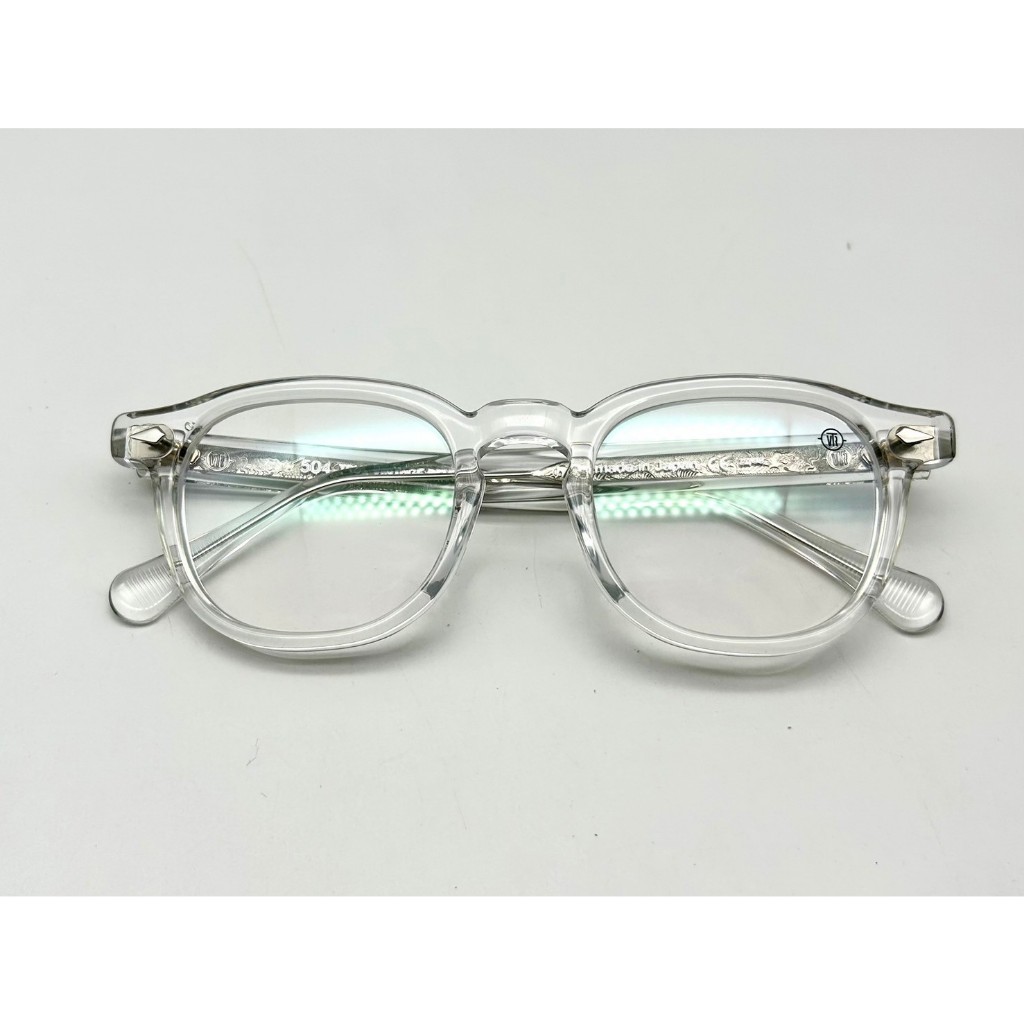 ✅💎日本製造 💎[檸檬眼鏡] TVR 504 CLASSIC JD CLEAR CRYSTAL 龍紋雕刻鏡腳 日本製