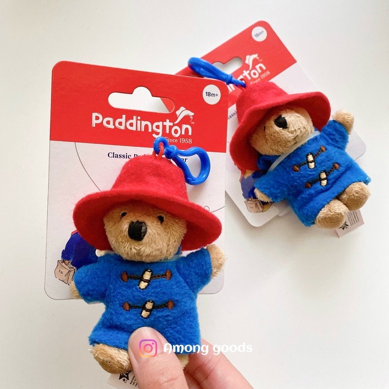 🌺AG選物 ➰正品 英國代購 PADDINGTON BEAR 柏靈頓熊 帕丁頓熊 吊飾玩偶 鑰匙圈