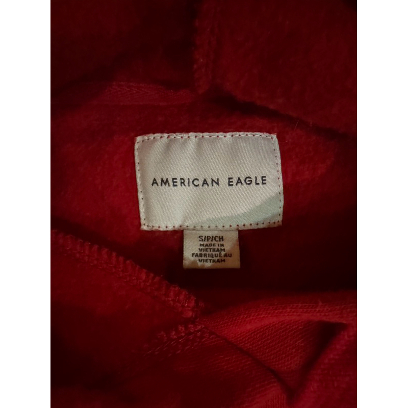 American Eagle 帽T紅色S