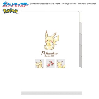 【莫莫日貨】KAMIO 2024新品 日本製 寶可夢 神奇寶貝 皮卡丘 A4 五層 L夾 資料夾 檔案夾 304161