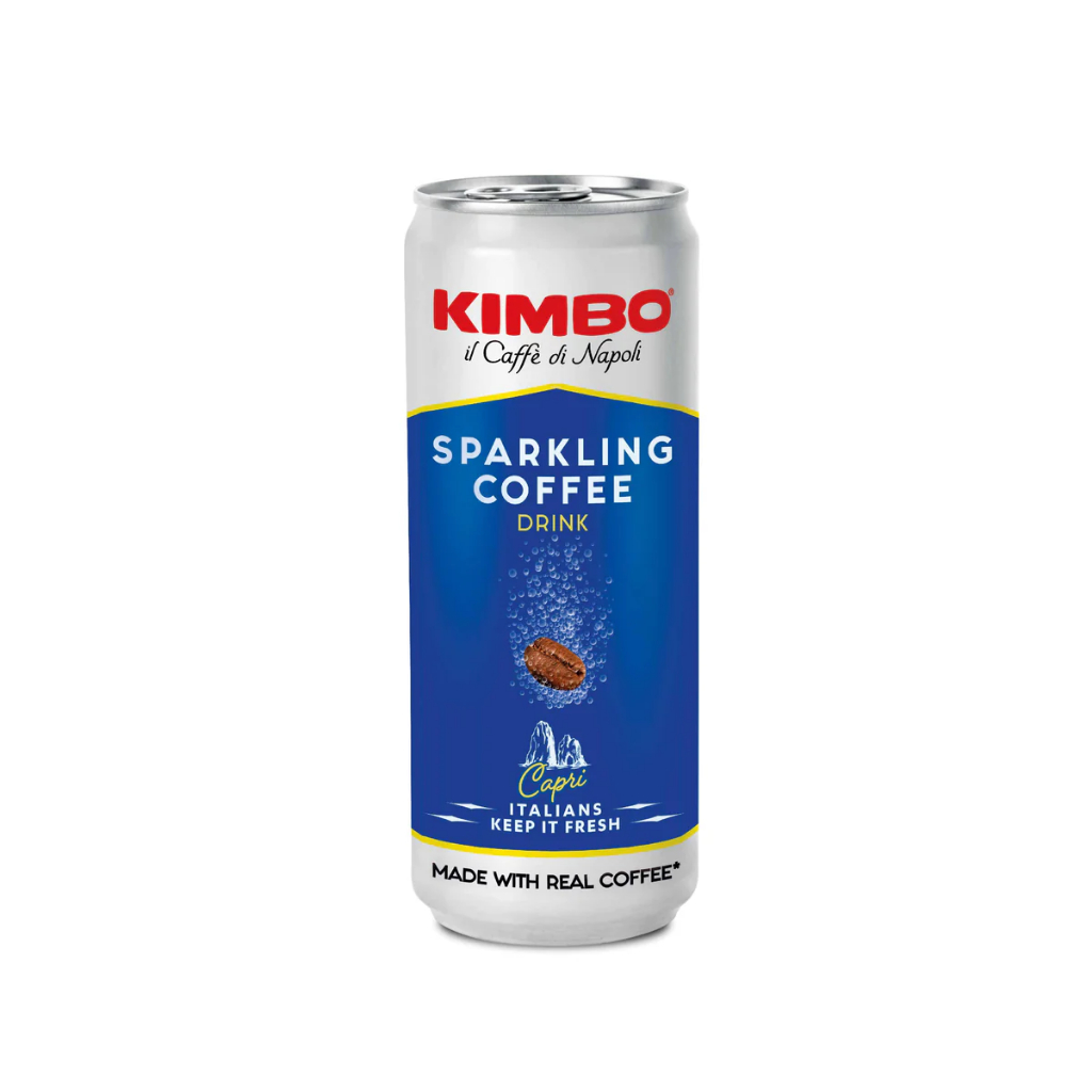 【KIMBO金寶】咖啡氣泡飲 250ml (效期20240810)【玩饗食庫】咖啡碳酸飲 碳酸飲 西西里氣泡咖啡 製作