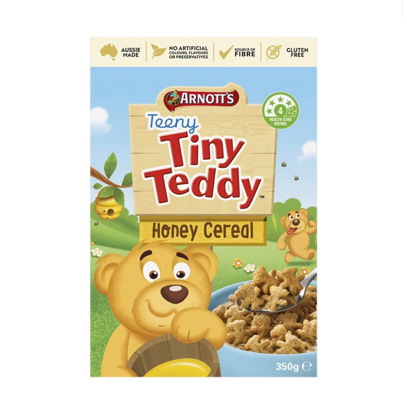 預購 澳洲 Teeny Tiny Teddy 蜂蜜 巧克力 Cereal小熊造型喜瑞兒 早餐 點心 宵夜 首選