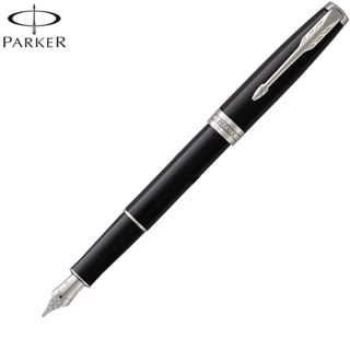 【筆較便宜】法國製 PARKER派克 卓爾麗黑白夾鋼筆 P1931500